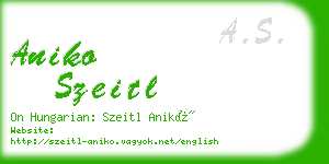 aniko szeitl business card